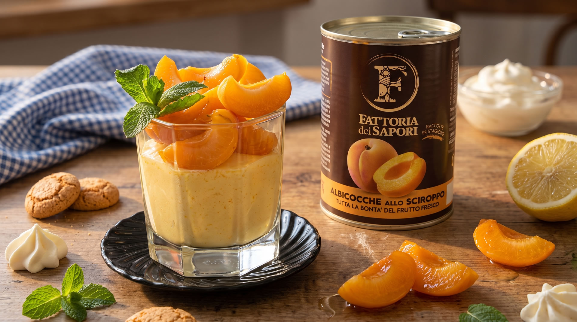 MOUSSE DI ALBICOCCHE ED ALOE