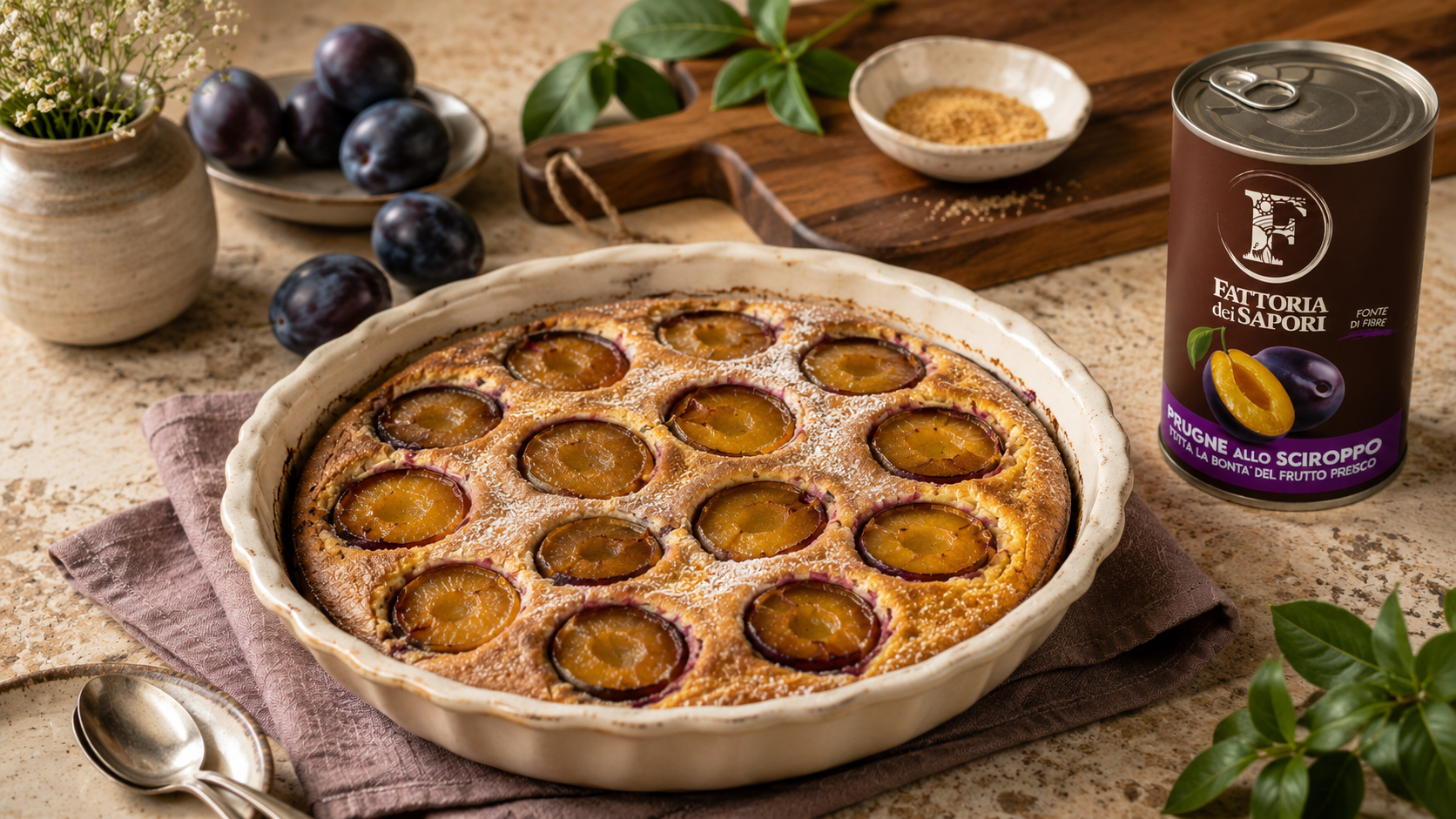 CLAFOUTIS DI PRUGNE