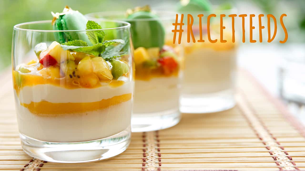 MACEDONIA CON PANNA VEGETALE