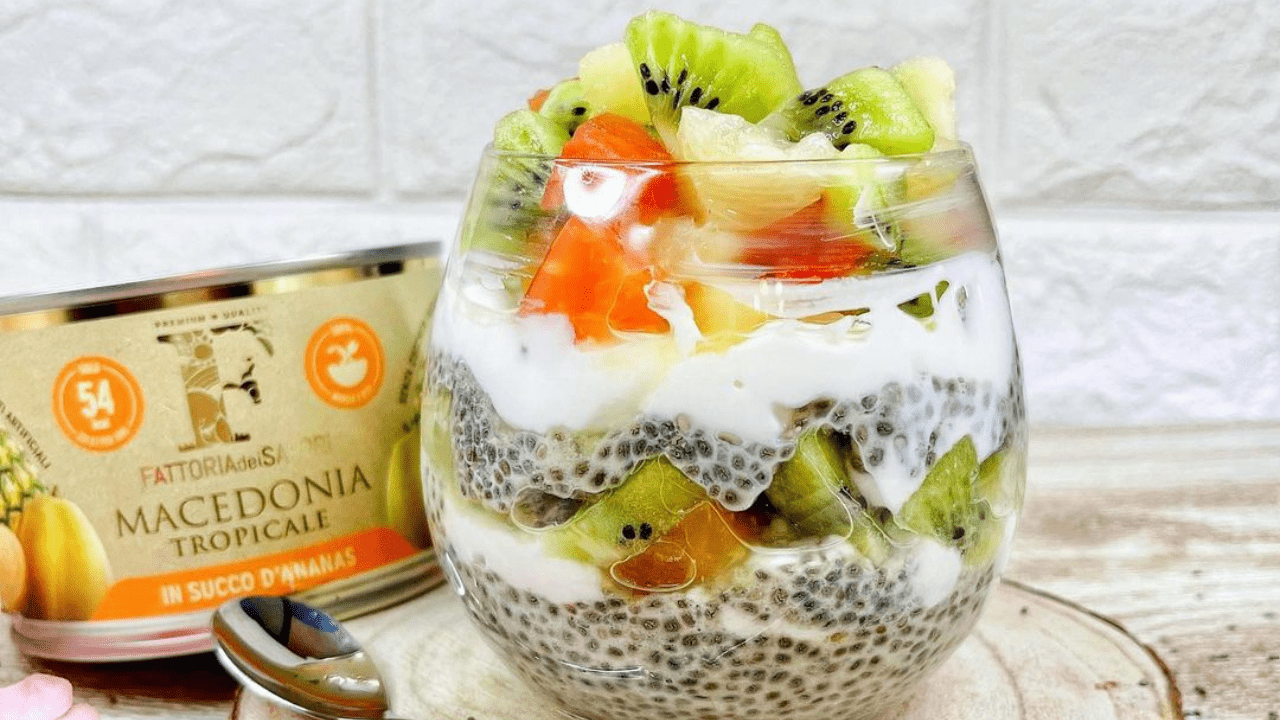 Chia Pudding Macedonia tropicale