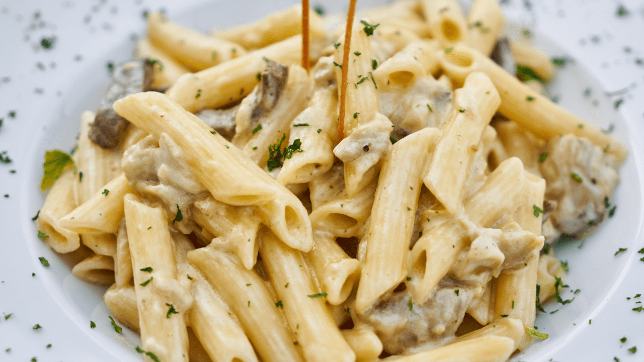 PENNE CON CARCIOFI E PANNA