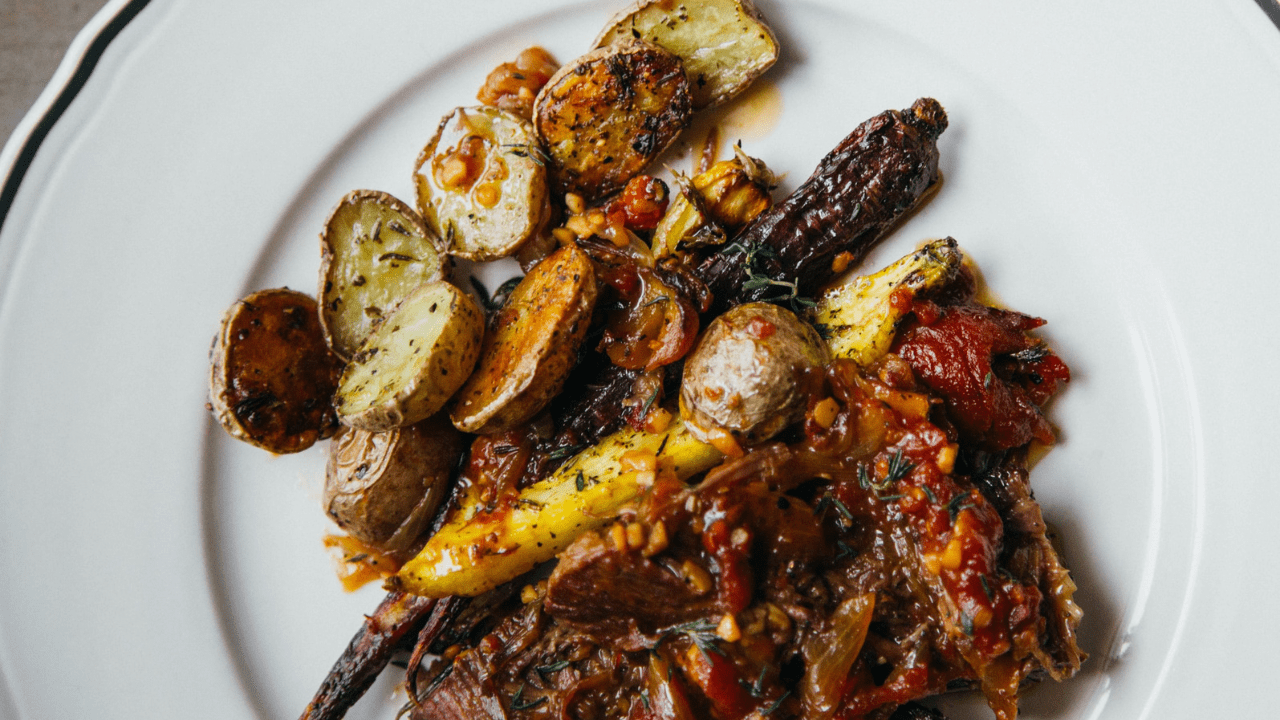 SPEZZATINO CON CARCIOFI E PATATE