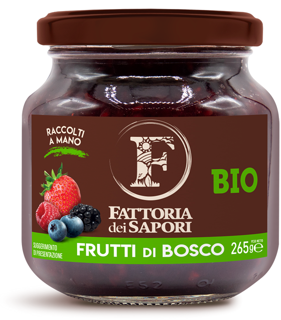 confettura frutti di bosco bio 265g