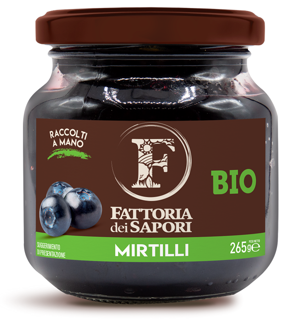 confettura mirtilli bio 265g