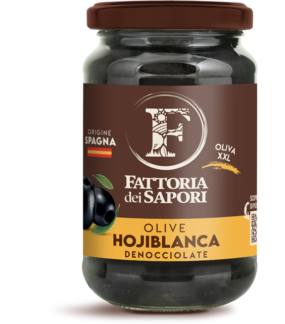 olive hojiblanca nere 320g