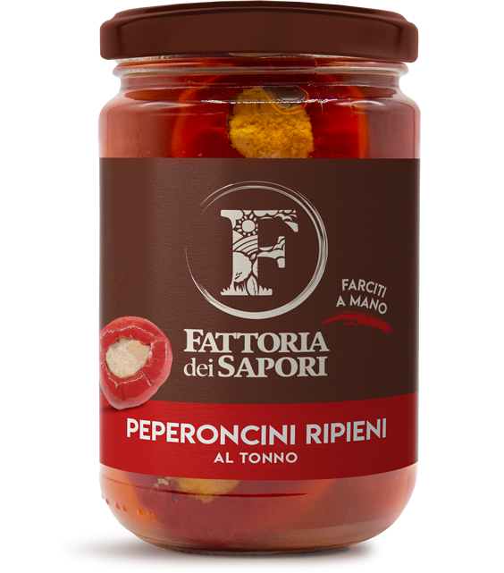 peperoncini ripieni 280g