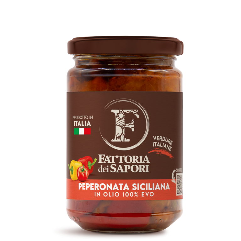 PEPERONATA SICILIANA IN OLIO EVO