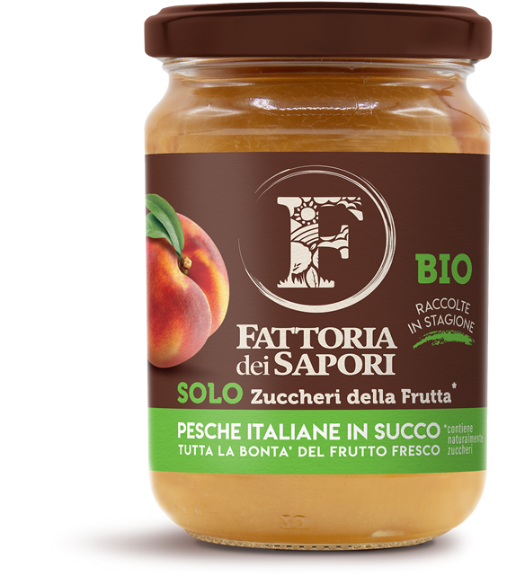 pesche italiane bio in succo 350g