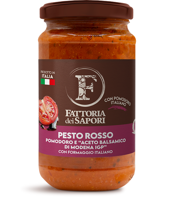 pesto pomodoro e aceto balsamico 180g
