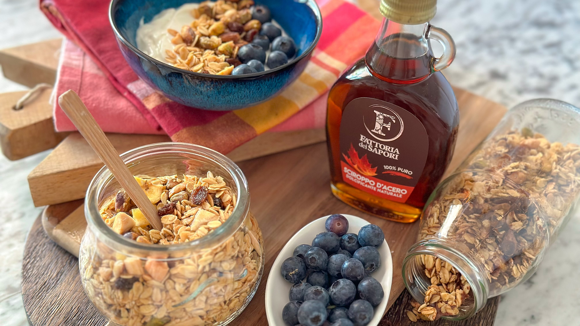 Granola con Sciroppo d’acero