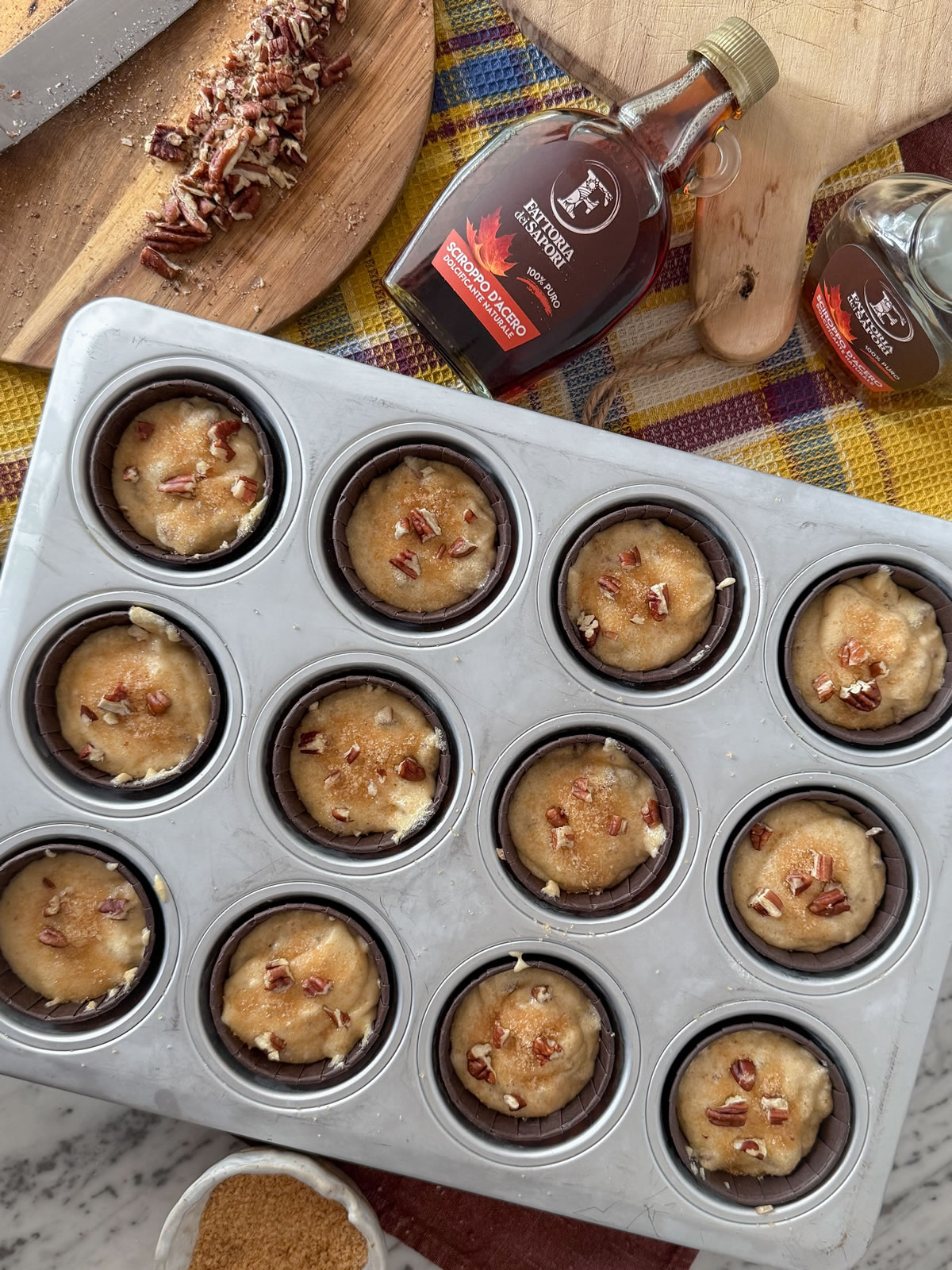 Pecan muffins con sciroppo d’acero-008 Pecan muffins con sciroppo d’acero-008